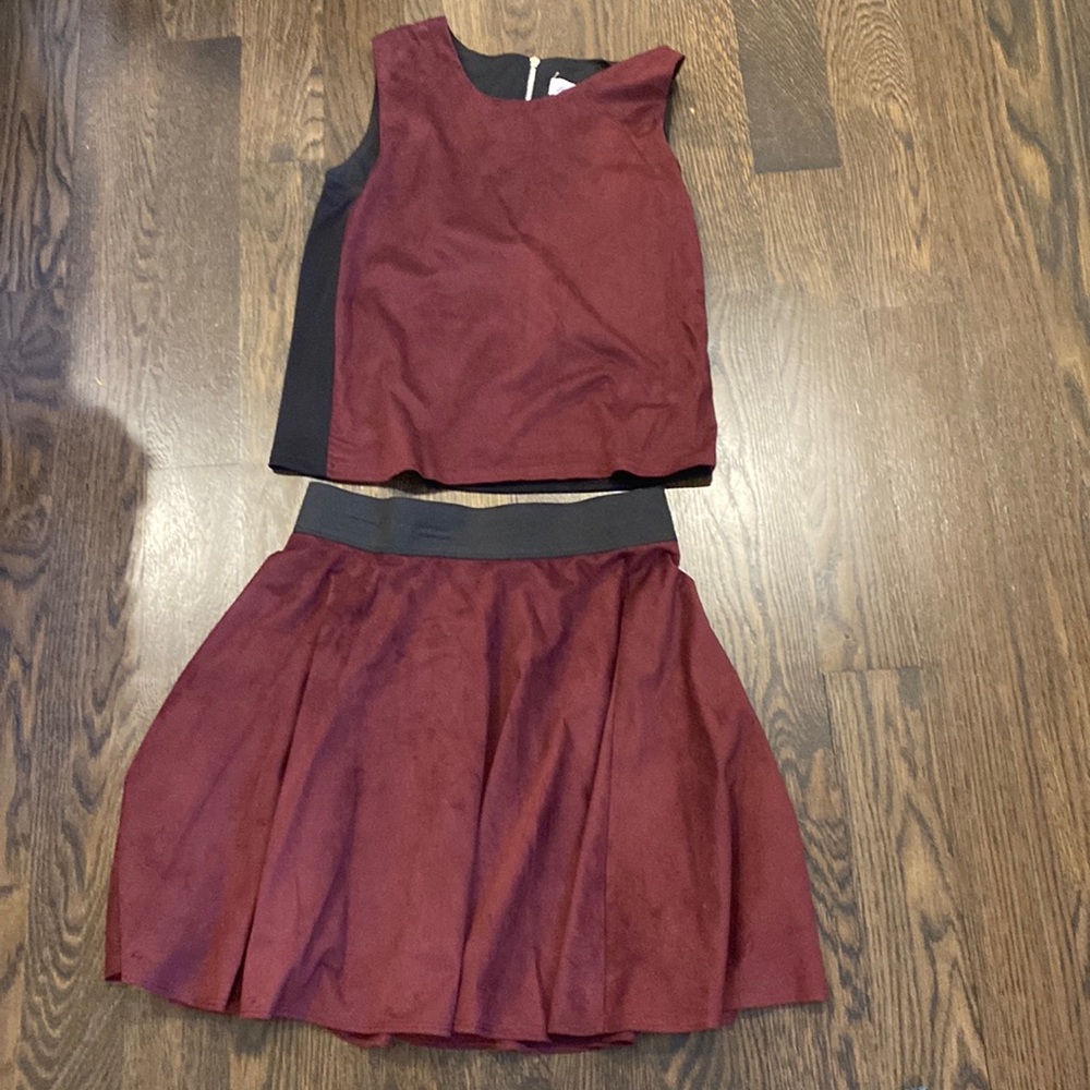 Velvet cute girls set